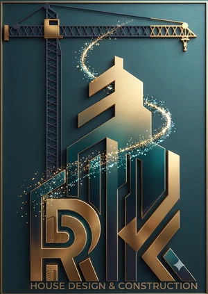 R.K. House Design & Construction Logo